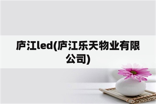 庐江led(庐江乐天物业有限公司)