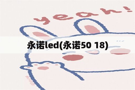 永诺led(永诺50 18)