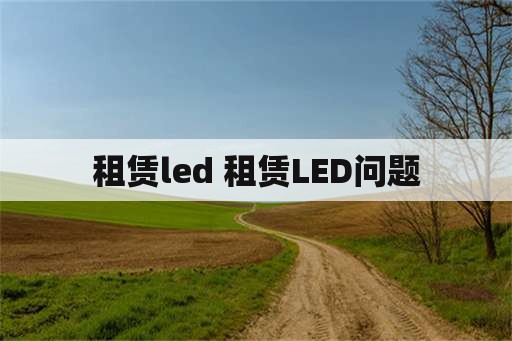 租赁led 租赁LED问题