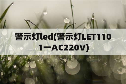 警示灯led(警示灯LET1101一AC220V)