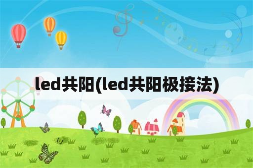 led共阳(led共阳极接法)