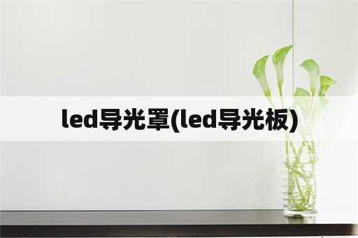 led导光罩(led导光板)