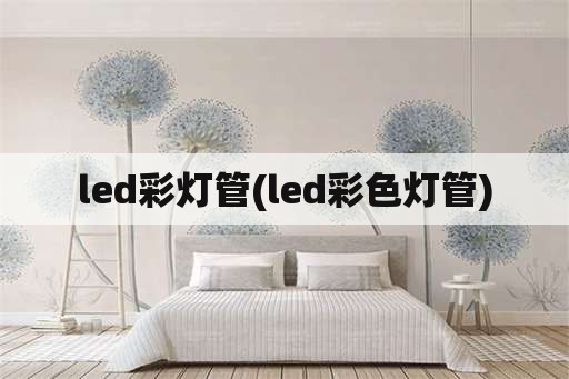 led彩灯管(led彩色灯管)