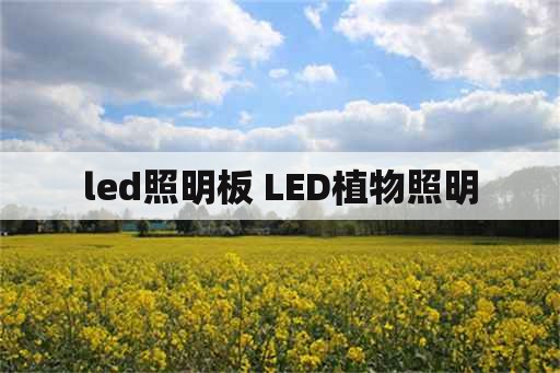 led照明板 LED植物照明