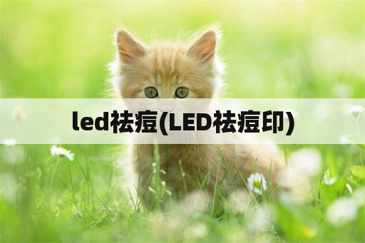 led祛痘(LED祛痘印)