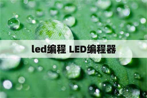 led编程 LED编程器
