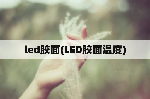 led胶面(LED胶面温度)