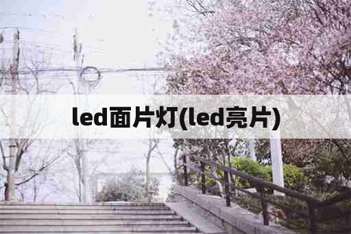 led面片灯(led亮片)