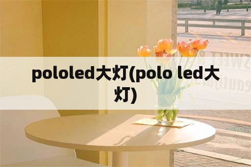 pololed大灯(polo led大灯)