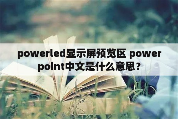 powerled显示屏预览区 powerpoint中文是什么意思？