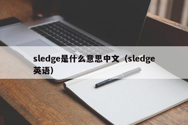sledge是什么意思中文（sledge英语）