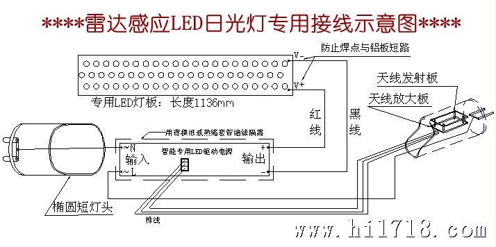 led灯管接线图解(led灯管接线方法图片)